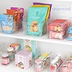 primebox - Clear Plastic Organizing Containers, 4 Pack - Stackable Storage Bins with Handles, 10"x6"x3" - Image 7