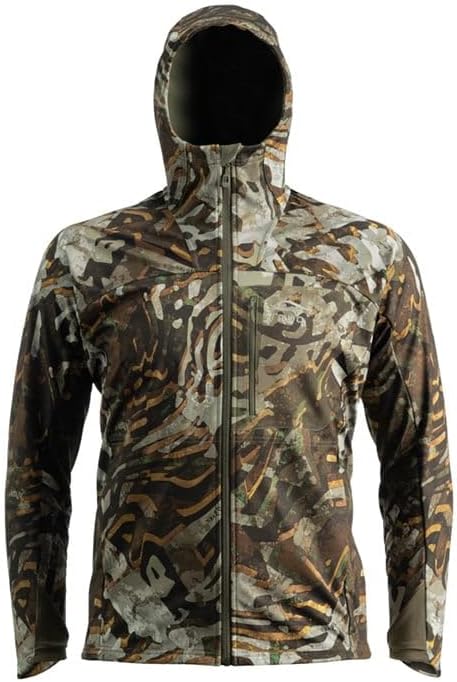 TUO Aptitude Softshell Camo Jacket - Windproof, Water-Resistant & Durable Jacket for Hunting and Outdoor Activities