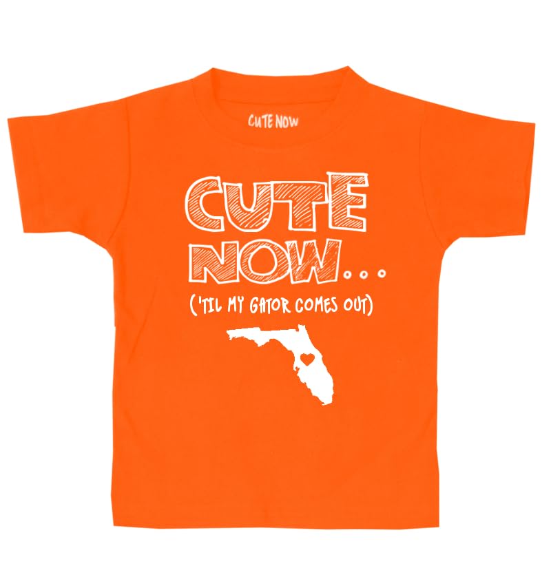 Toddler Florida T-Shirt 'Til My Gator Comes Out Kids State Shirt Top Pick Color 2T-6T
