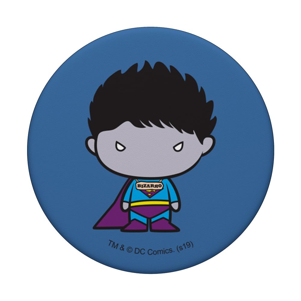 Superman Bizarro Cute Chibi Character PopSockets Swappable PopGrip, Black - Image 3