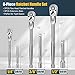 YIYEIE 6-Piece Flex Head Ratchet Set, 1/4