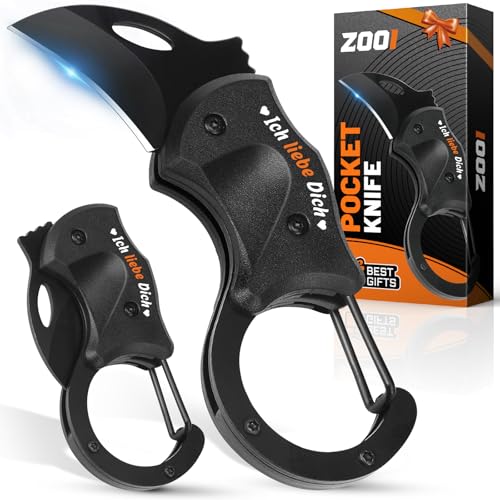 ZOOI Geschenke für Männer, Messer Outdoor Multitool Taschenmesser Klappmesser, Geburtstagsgeschenk Gadgets für Männergeschenke, Gadgets für Männer Männergeschenke Jahrestag Geschenk für Ihn 1