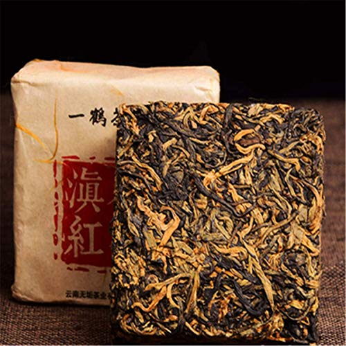 Preferencia 250g Dianhong Golden Buds Ladrillo Té rojo Cuidado de la salud Nuevo té cocido Bebida verde Té negro… - Imagen 5