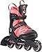 K2 Skate Youth Marlee Pro Inline Skates, 11-2, Black/Coral