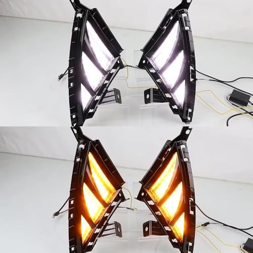 Conjunto de luces LED DRL y lámpara antiniebla para coche Hyundai Elantra modelos 2020 a 2022 4