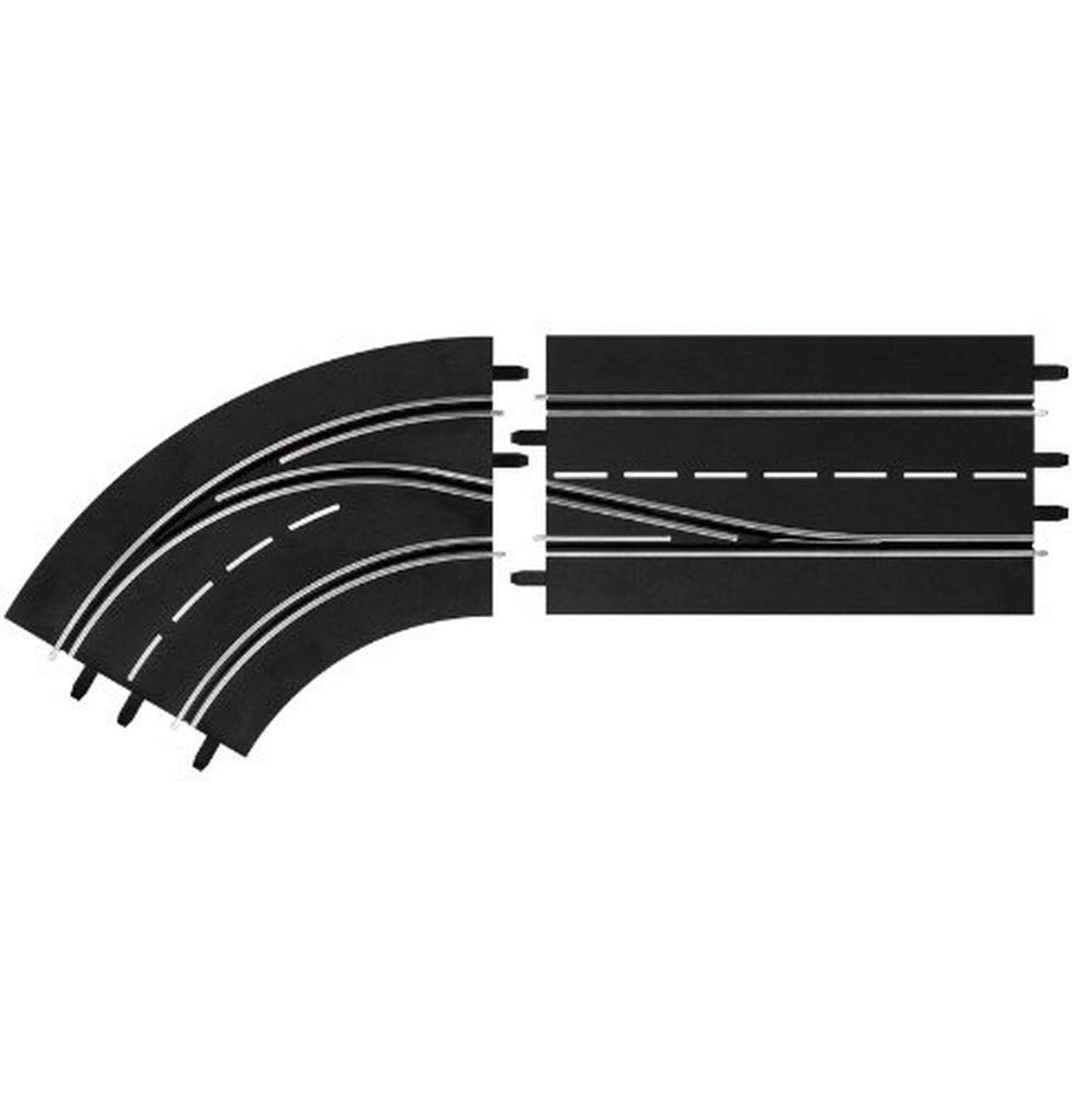 Carrera Digital 124/132 Lane Change Left Curve, in to Out