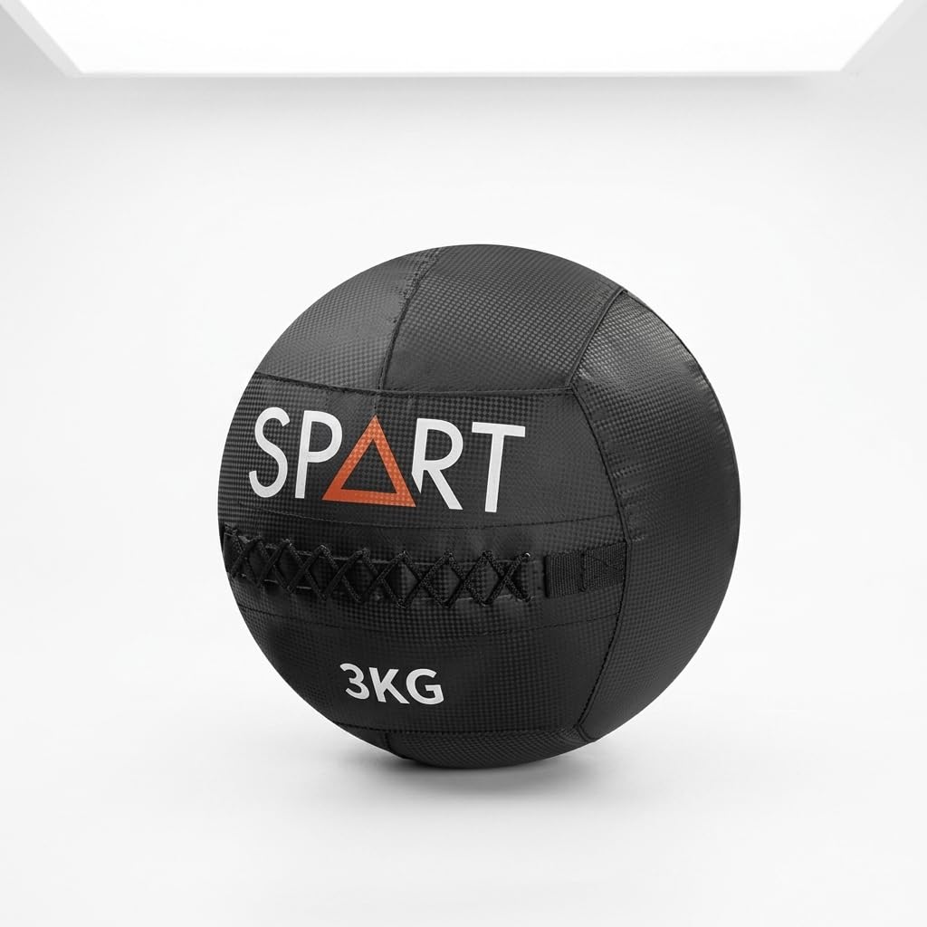 Gralara Balón Medicinal Fitness Balón de Entrenamiento Pelota de Gimnasio Balón de Pared con Superficie de Malla Antideslizante y Núcleo Acolchado Adecuado