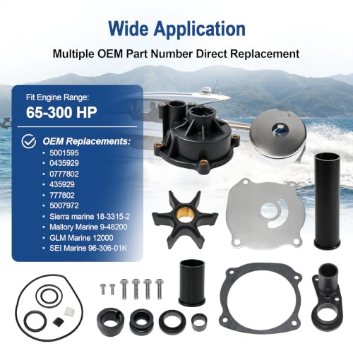 Image of MARKGOO Water Pump Repair Kit 5001595 for OMC Johnson Evinrude 65-300 HP