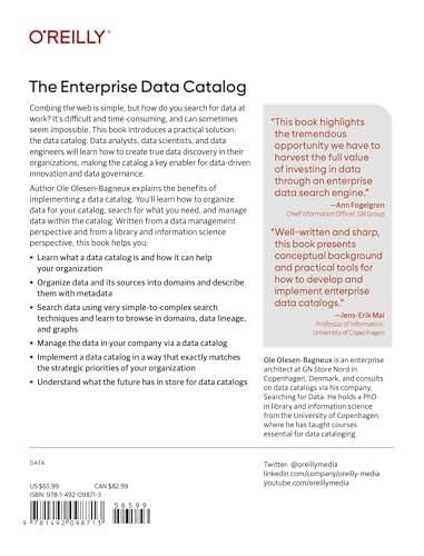 The Enterprise Data Catalog: Improve Data Discovery, Ensure Data Governance, an
