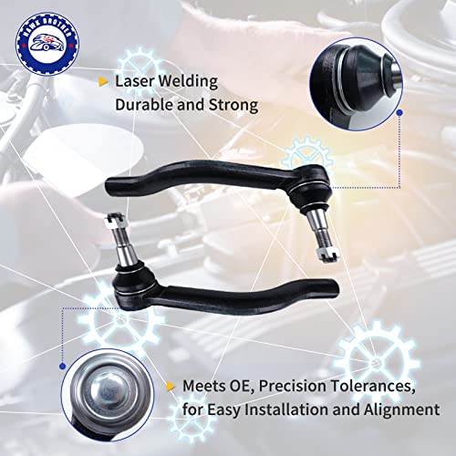 Hawk Brother 8 Pcs Front Lower Control Arm With Ball Joint Tie Rod Sway Bar Link Replacement For 2009-2014 Nissan Murano K622157 K622158 K750094 K750095 Es800511 Es800512 Ev800639 Suspension Kit #TOP4