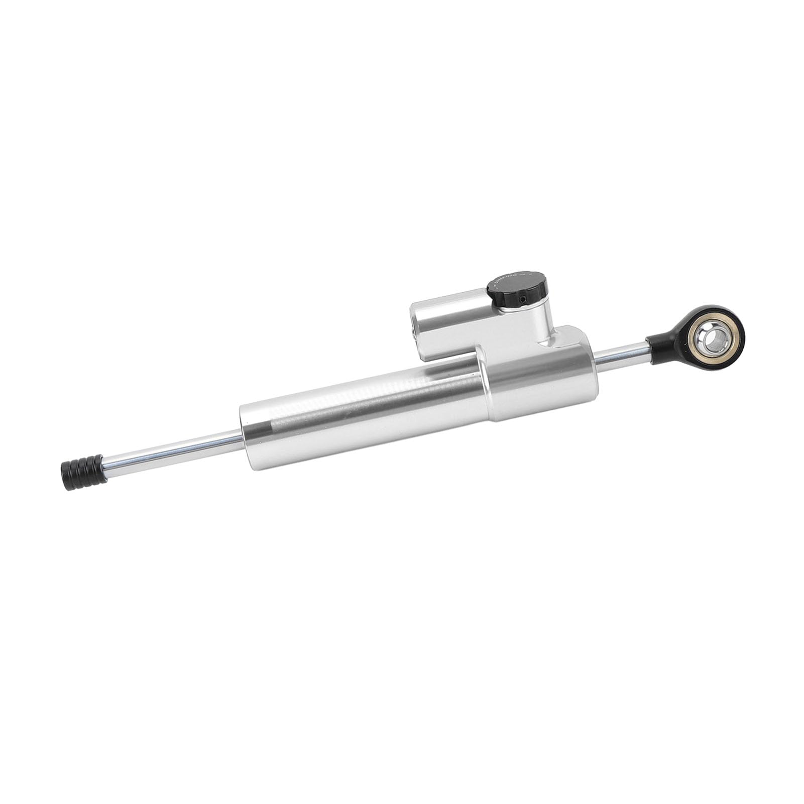 FILFEEL Amortisseur de Direction de Moto – Améliore la stabilité et pour une Utilisation Universelle en Moto en Finition Gris foncé (SILVER)