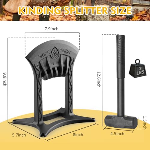 BAYQISI Cast Iron Log Splitter
