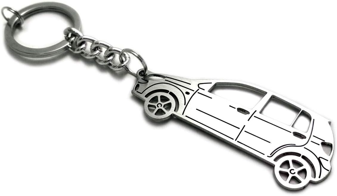 AWA Keychain With Ring For Hyundai Getz Steel Key Pendant Chain Automobile Gift Car Design Accessories Laser Cut Home Key