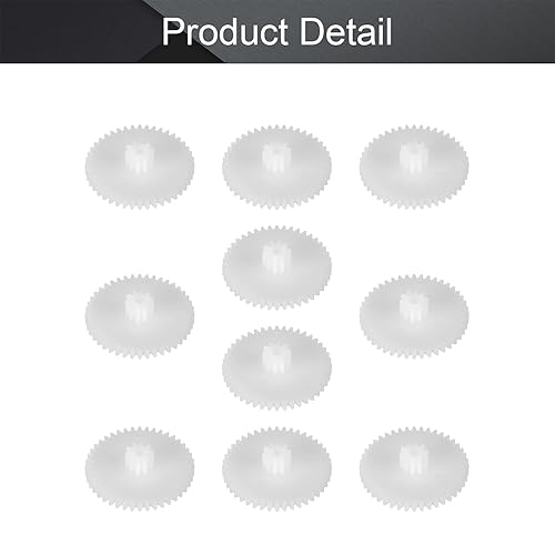 Miniatura 47 de Othmro Engranajes de plástico 9 dientes modelo 092A engranaje de reducción engranajes de gusano de plástico para RC coche robot motor