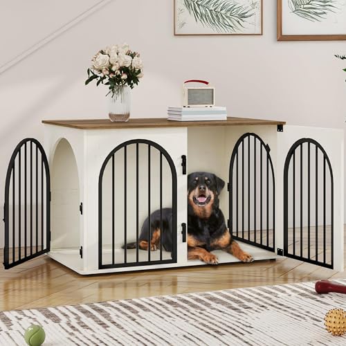 Hzuaneri 39.4 Wooden Dog Crate Furniture