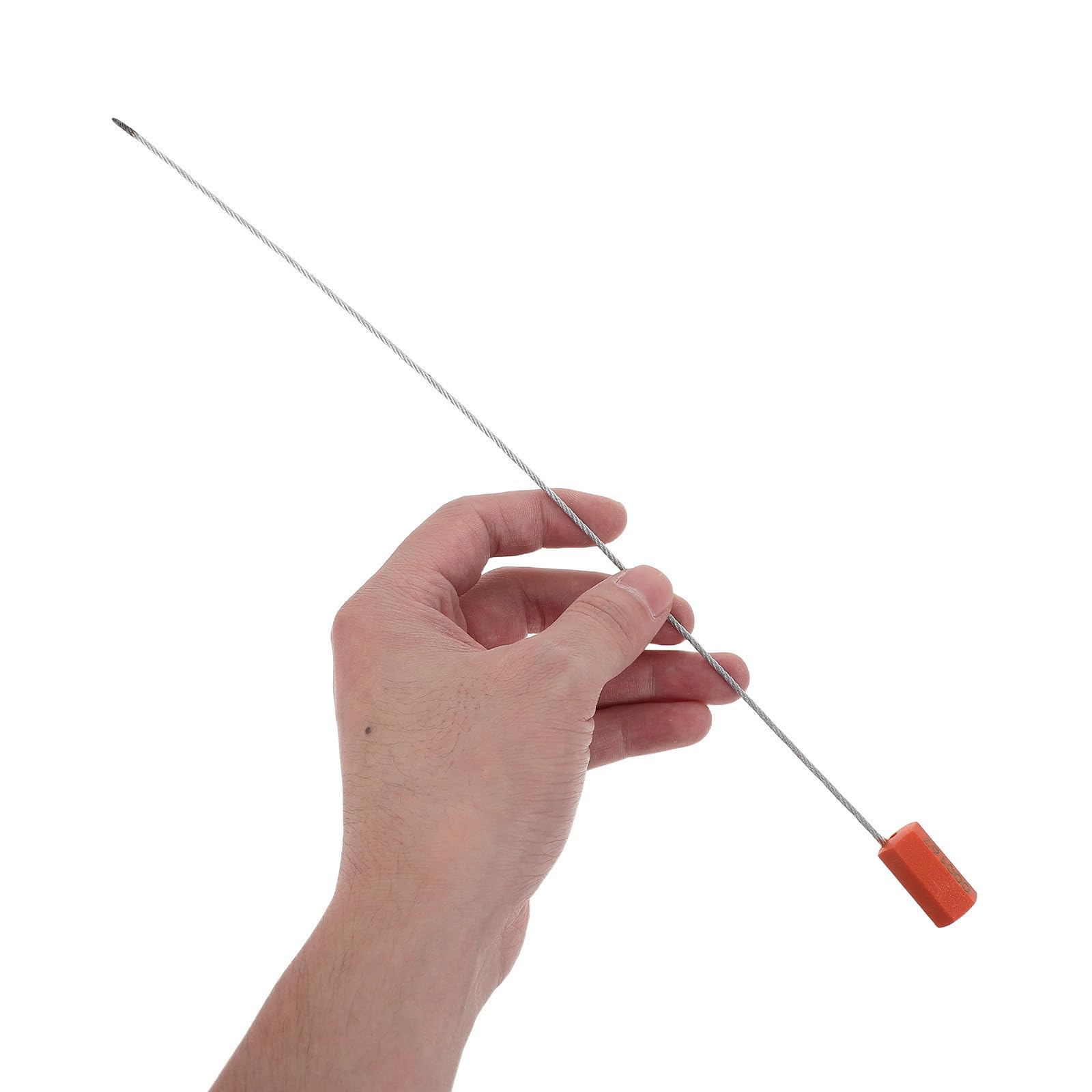 100 Pezzi Sigillo di Sicurezza Monouso per Spedizioni Filo D'acciaio Inox Numerato, Superficie Scrivibile, Design Compatto e Meccanismo di Bloccaggio Irreversibile per Container e