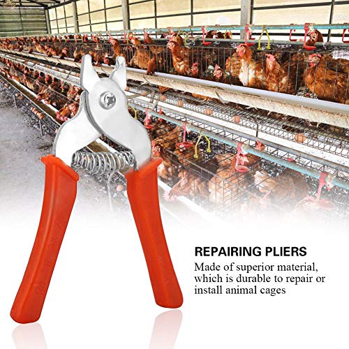 Alicates para gaiolas, Ferramentas manuais Clip Pinças para reparar e instalar Frango Coelho Cão Gat