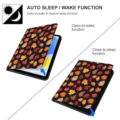 Smart case iPad 11 pouces 2025 style automnal pour le bureau - 3