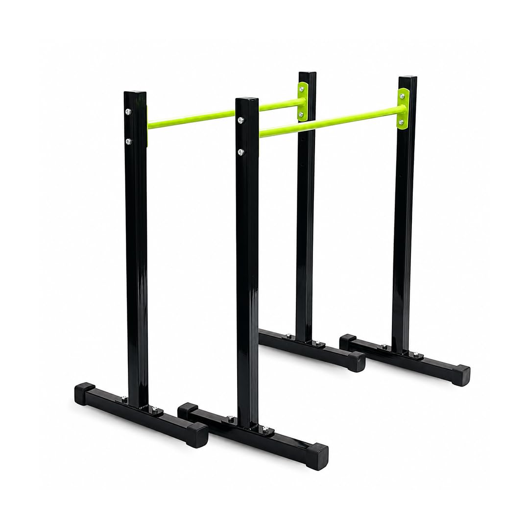heavy duty dip station stand – multi-functional calisthenics parallel bars for home gym, bodyweight tricep dips, pull-ups, inverted rows & core workouts