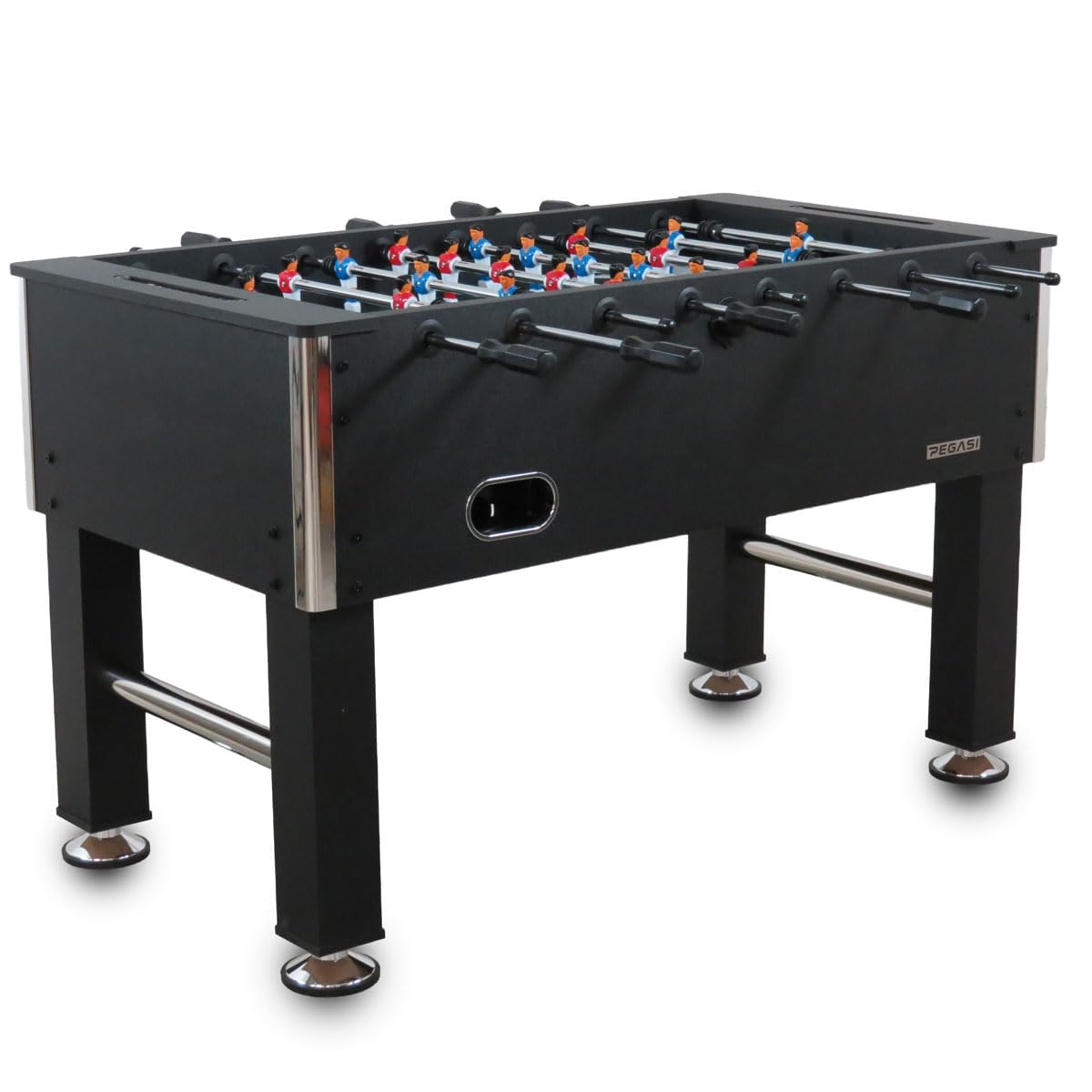 Pegasi Fußballtisch Elite Black - Schwarz - Kickertisch - Foosball Table