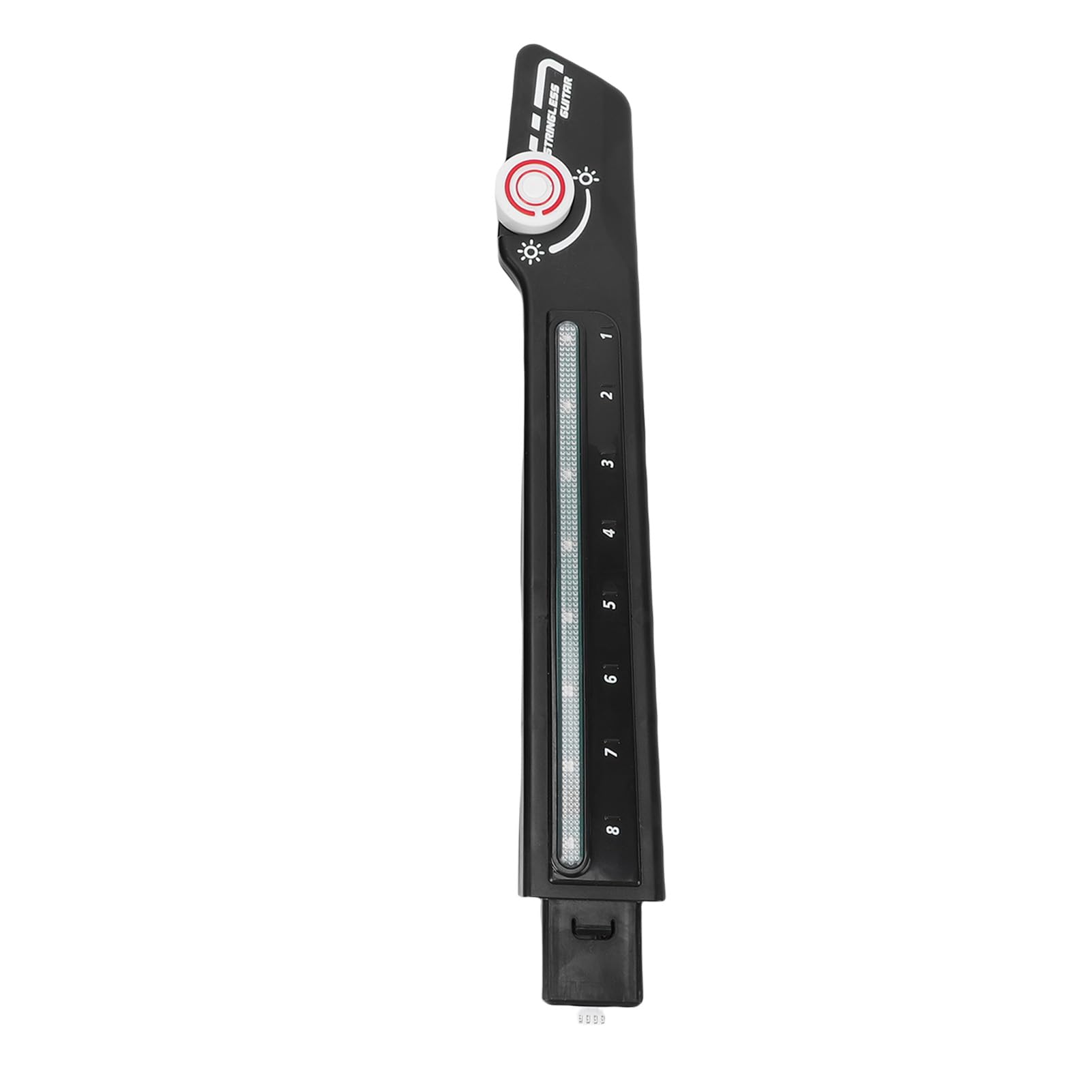 Fockety Guitarra Eléctrica para Niños, Guitarra Bluetooth Plegable sin Cuerdas para Niños, para con Tocadiscos DJ, Luces LED y Batería Recargable para y Niñas de 3, 4, 5 6 Años (Black)