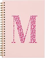 Vista 27 de Bnwepo Initial Leopard Letter T Notebook Journal, Preppy Bow Monogrammed Monogram Gifts for Women, Monogram Notebook Journal, Personalized Notebook