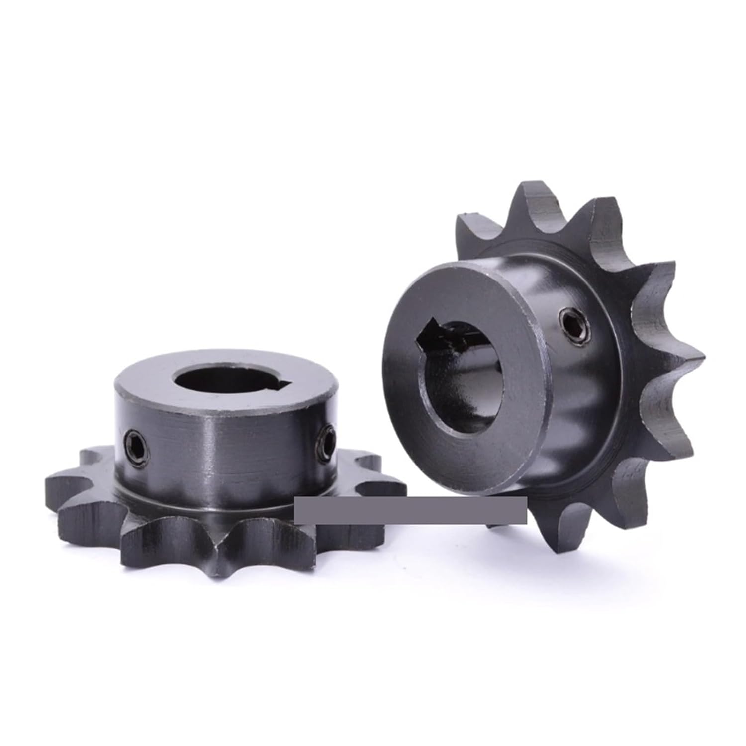 15T-20T 08B Industrial Drive Sprocket Wheel 45# Steel Chain Gear 15 16 17 18 19 20 Teeth Keyway Bore 10-32mm 1Pcs(32mm (Keyway 10mm),15 Teeth)