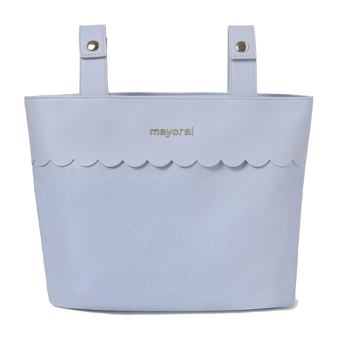 Mayoral - Bolso Panera Trenzado Pequeño de Bebé: Espacioso y Universal con Asas para Silla de Paseo 19.442