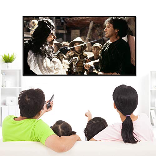 Tela de projetor, filme Andoer, tela reflexiva, filmes de projeção dobrável para Home Theater Outdoo