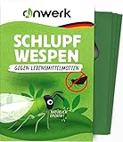 anwerk Schlupfwespen gegen Lebensmittelmotten - Biologisch Lebensmittel-Motten bekämpfen - 3X Tricho-Gramma Karte à 3 Lieferungen - Alternative zu Mottenspray, Pheromonfallen