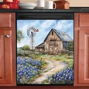 Rusticfarmhousebarnflowersmagneticdishwashercovervintagecountryscenerywindmillkitchendecordishwashermagnetdecalsrefrigeratormagnetstickerappliancecoverprotector23wx26h Urban Country Home Decor Rustic farmhouse barn flowers magnetic dishwasher covervintage country scenery windmill kitchen decor dishwasher magnet decalsrefrigerator magnet sticker appliance cover protector23wx26h urban country home decor