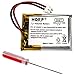 HQRP Battery for Sportdog FieldTrainer 425, 425S, SD-425, SD-425S, FT-125, WetlandHunter 425CAMO, SD-425CAMO, FT-125W Remote Dog Training Transmitter Field-Trainer SAC54-13734 SDT00-13857 + Coaster