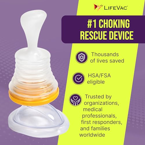 LifeVac Home & Blue Travel Kit Combo - Portable Suction Rescue Device, First Aid Kit for Kids and Adults, Portable Airway Suction Device for Children and Adults