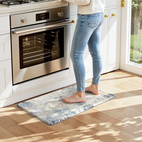 Tapete de pie para fregadero de cocina LEEVAN: comodidad acolchada para tu hogar 2
