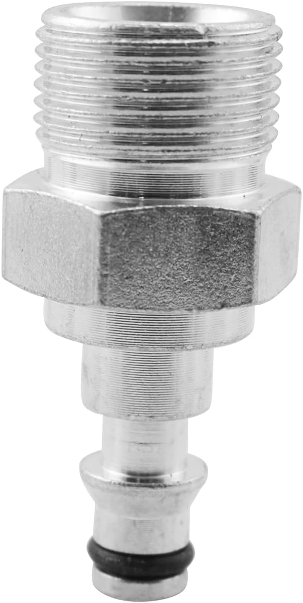LQ Industrial 2PCS Car Wash Outlet Hose Adapter Aluminum Alloy M22x1.5 Male to 1/4 Inch Quick Connect Adaptor High Pressure Cleaning Tube Fitting Pipe Connector Conversion Tool