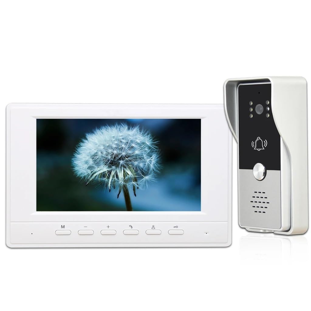 Mobygkfy D Video Oorbell System Oor Phone Intercom Kits Ir Night Vision Camera For Villa House Office Apartment