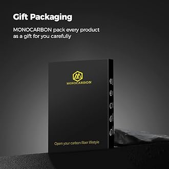 MONOCARBON Carbon-Fiber-Money-Clip-for-Men, Minimalist-Money-Holder for Cash, Strong Elastic Carbon-Fiber-Wallet, Slim and Durable.(Forged Carbon Matte Black)