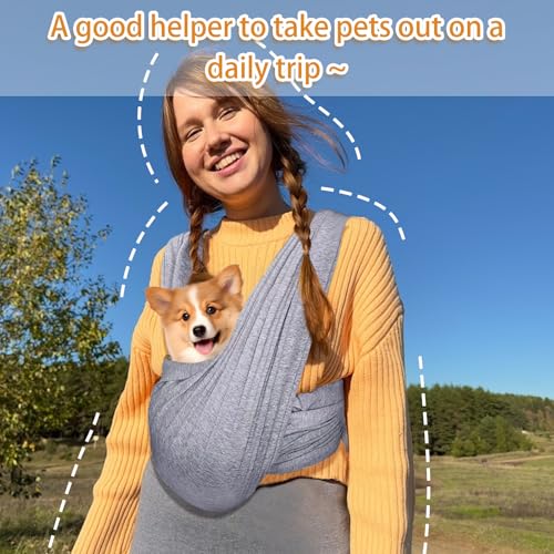Healife Hunde Tragetasche, Hundetasche für kleine Hunde 5kg, Hundertucksack bis 15 kg, Hundertucksack bis 10kg, Tragetasche Hund, Hundetragetasche bis 10kg - Verstellbarer Riemen