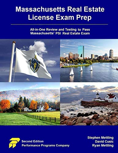 Massachusetts Real Estate License Exam Prep: All-in-One Testing and Testing to Pass Massachusetts' P