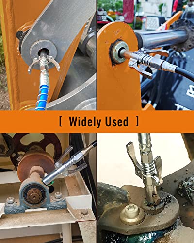 Masrin Grease Gun Coupler-Grease Gun Tip,Grease Fittings,Duty Quick Release Grease Coupler Compatible With All Grease Guns 1/8" Npt Ends,Upgrade To 12000 Psi #TOP5