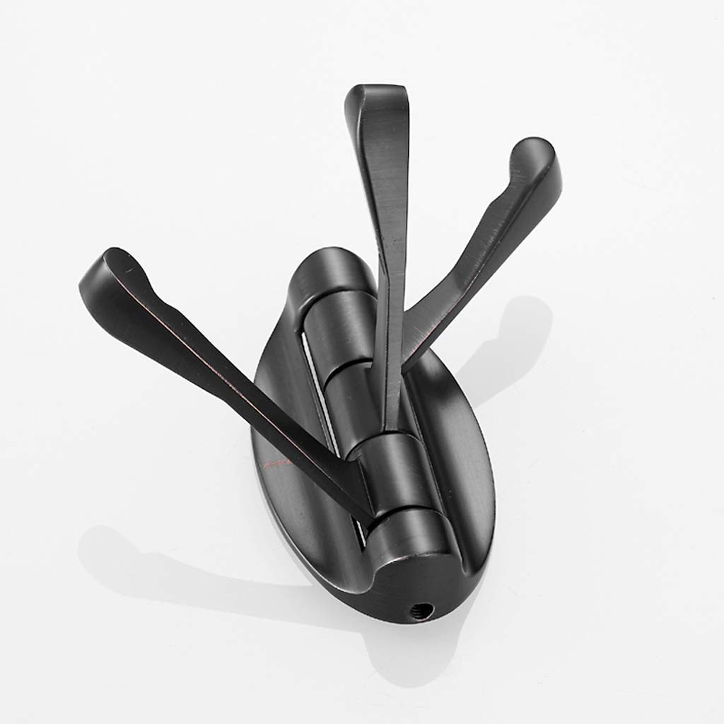 Perchero Pared Gancho for Toallas de Entrada de baño, Gancho for Ropa sin Perforaciones, Gancho for Toallas de baño, Perchero Plegable de Tres Ganchos for Actividades Wall Hooks Perchero