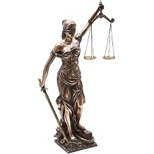 Pacific Giftware 18" Blind Lady Scales of Justice Statue Lawyer Attorney Judge Figurine