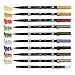 Tombow 56168 Dual Brush Pen Art Markers, Secondary, 10-Pack. Blendable, Brush and Fine Tip Markers