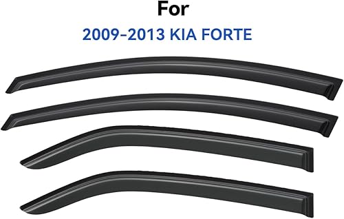 Miniatura 929 de Visores protectores de lluvia para ventana, deflectores de viento de canal exterior