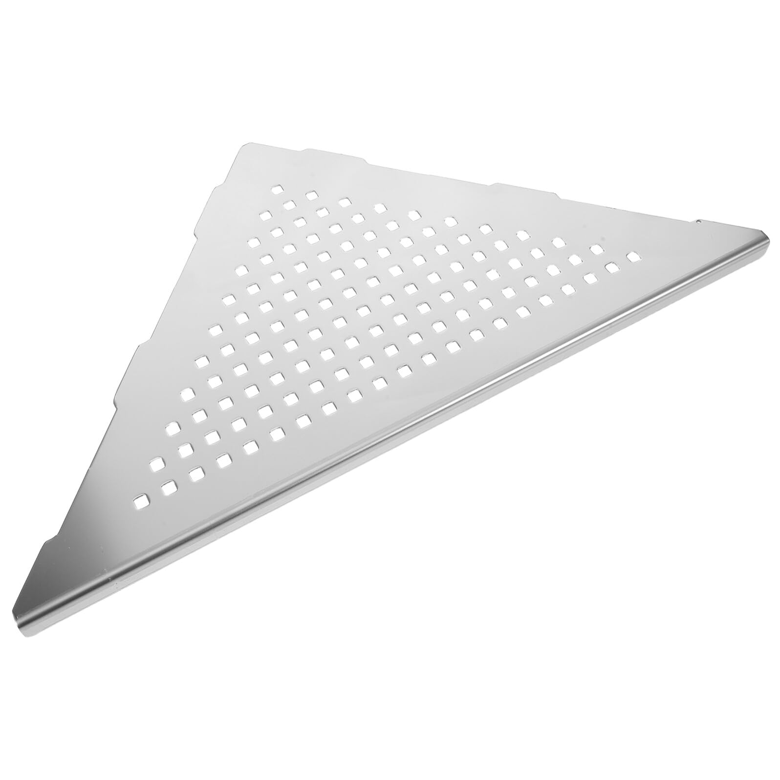 iplusmile Estante de Esquina de Ducha de Acero Inoxidable Plata Triangular | Montaje en Pared sin Taladro, Almacenamiento Estable y Versátil, Uso en Baño y Dormitorio