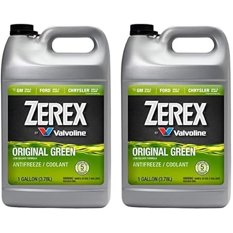 Zerex Original Green Low Silicate Concentrate Antifreeze/Coolant 1 GA, 128 Fl Oz (Pack of 2) Cover