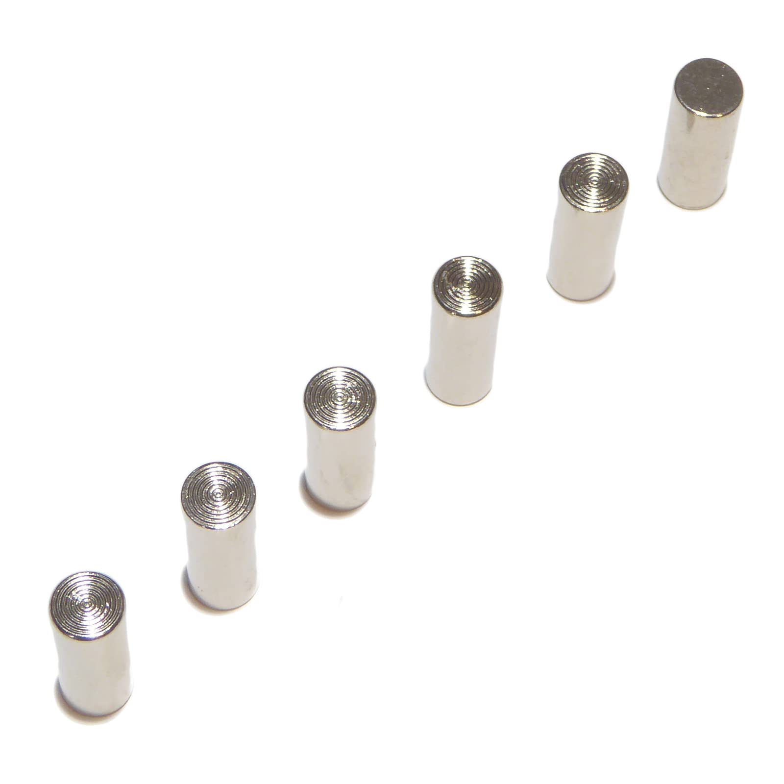 Set of six pole piece slugs for guitar pickup 5mm x 12mm pickup bars Polepiece - Image 2