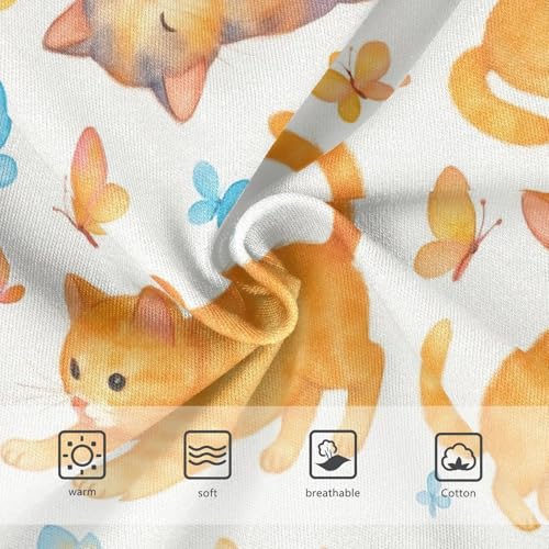 Joisal Playful Kittens Colorful Butterfly Girls Underwear Toddlers 2t Cotton Cute Panties Girl Fun Print Briefs Undies Kids3