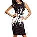 Women Dress,Haoricu Elegant Retro Summer Women Sleeveless Bodycon Ladies Evening Party Dress (XL, Black)