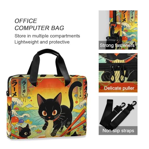 Funda para laptop portátil con correa y asa 15.6" miniatura 6